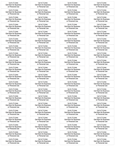 Return Address Labels Address One Line 80 Personalized Return Address Labels Custom Printed Self-Adhesive 1/2 ...