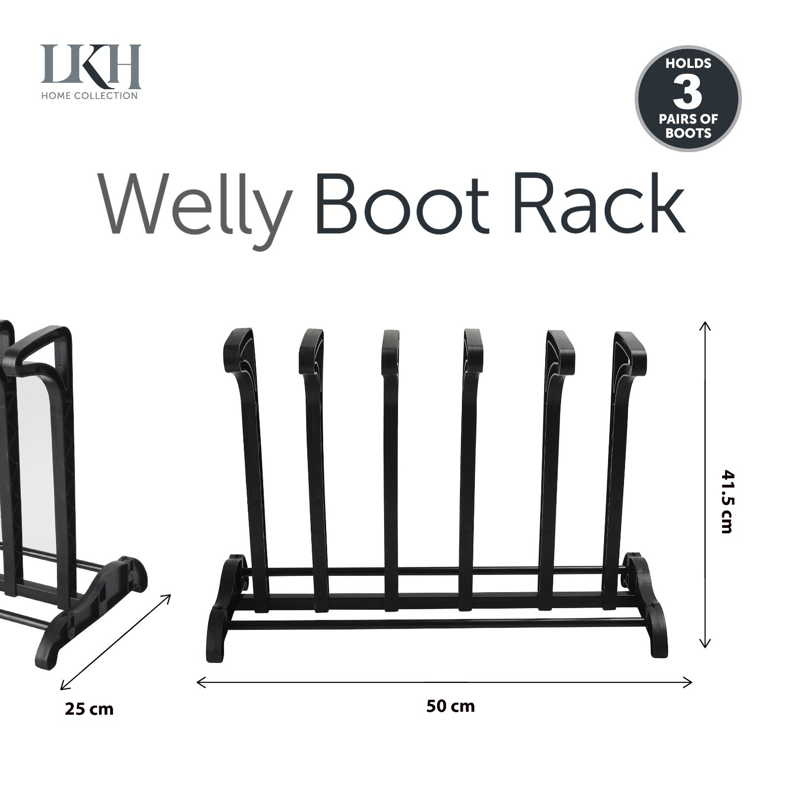 Wellington Boot Shoe Rack Welly Drying Stand Dryer Hanger Holds 3/4 ...