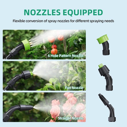 Battery Powered Sprayer Wand, Garden Electric Sprayer 24.5 inch Telescopic Wa... - Picture 4 of 6