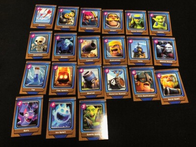 Clash Royale Trading cards complete Brown Common set + Bonus free ship | eBay Clash Royale Trading cards complete Brown Common set + Bonus free ship | eBay