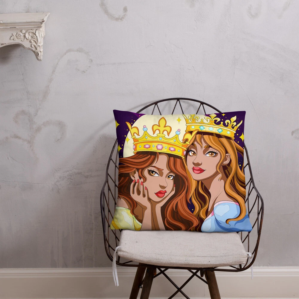 Macpherson Merch Store - The 2 Queens - Basic Pillow