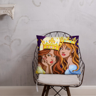 Macpherson Merch Store - The 2 Queens - Basic Pillow