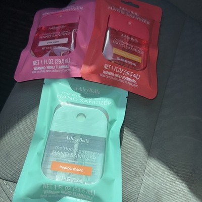 3 Pc Ashley Belle Hand Sanitzer Strawberry Lemonade Lot