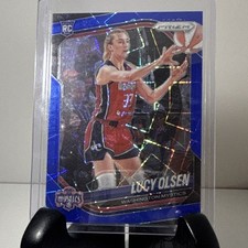 2025 Panini Prizm WNBA - Lucy Olsen #104 Blue Velocity Prizm (RC)