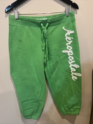 Women s Aeropostale Green Capri Sweatpants Medium
