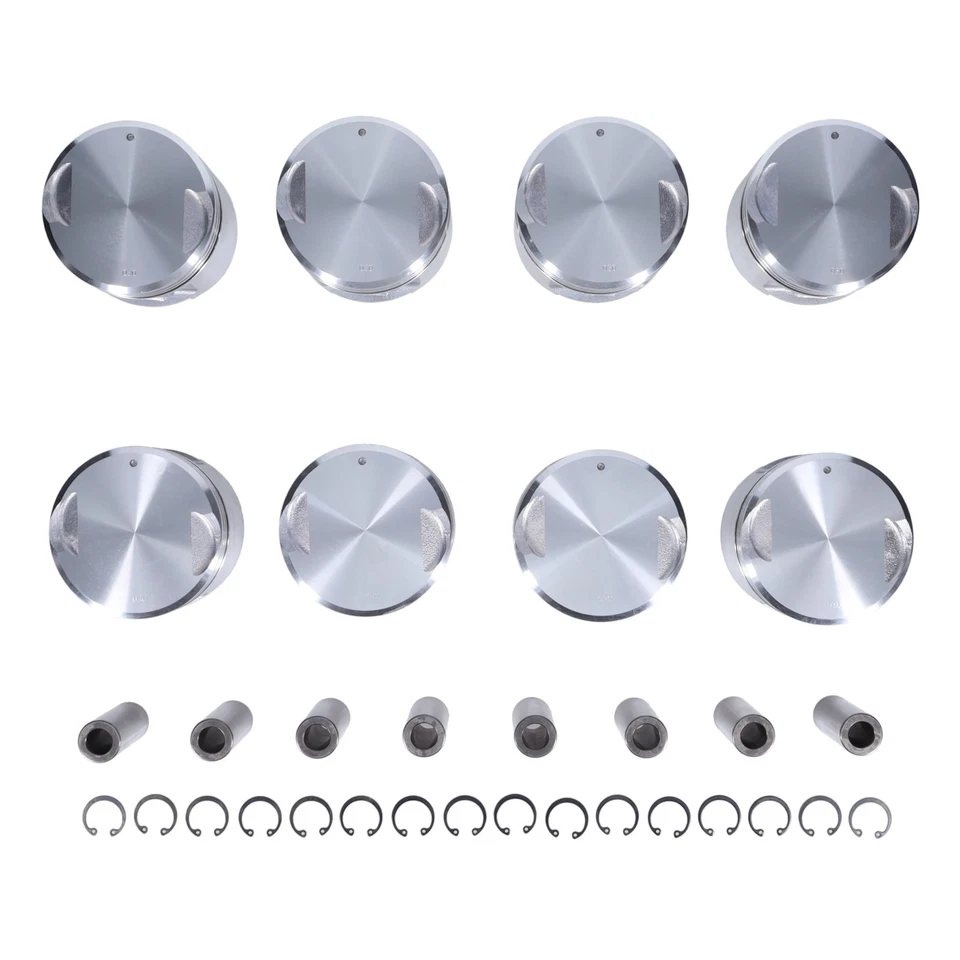 8 pistões com pinos .030 tamanho 1960-1967 Dodge 1957-1967 Plymouth 318 V8 CONJUNTO COMPLETO - Imagem 4 de 4