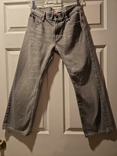 Boys Levi 505 14 Regular 27&times;27 Stonewash Gray Pre-owned Excellent Condition