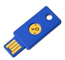 Yubico FIDO Security Key NFC and USB - Two Factor Authentication, Fits USB-A