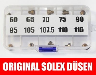 10 x Solex Pierburg Zenith Hauptdüsen Vergaser Doppelvergaser zum Abstimmen