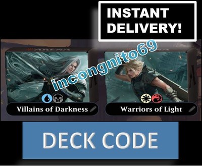 MAGIC MTG MTGA ARENA CODE CARD STARTER KIT 2025 FINAL FANTASY ARENA DECK 2 DECKS | eBay MAGIC MTG MTGA ARENA CODE CARD STARTER KIT 2025 FINAL FANTASY ARENA DECK 2 DECKS | eBay
