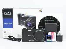 SONY Cyber-shot DSC-HX5V Black Tested Working With Box From Japan