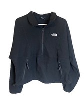 The North Face Women s XL Black 1/4-Zip Fleece Pullover Fall Winter Classic