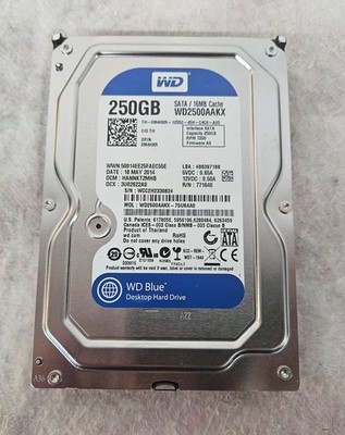 Western Digital Caviar Blue 250GB SATA Hard Drive WD2500AAKX w Windows 10 Pro