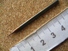 Mini frez trzpieniowy Ø 1 mm 3 zęby trzpień Ø 4 mm #F179