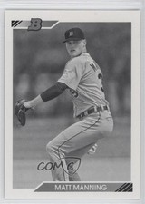 2020 Bowman Heritage Prospects Black & White Matt Manning #BHP-99 06c5