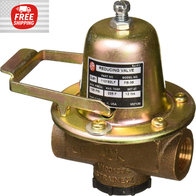 #ad #ad 1 2 NPT Water Pressure Reducing Valve Boiler Feed Valve Adjustable PSI Regulator $154.99