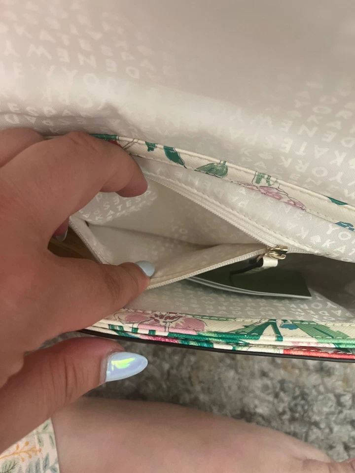 Bolso Bandolera Kate Spade Laurel Way Colibrí Floral Grande Carsen Foto 4 de 4