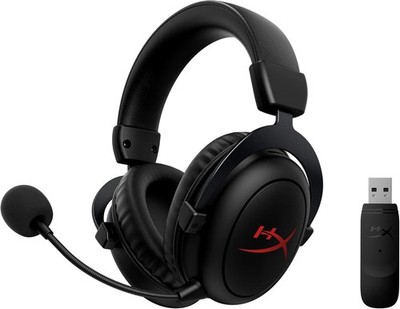 HyperX Cloud Core Wireless Legendary Comfort DTS Gaming Headset PC 53mm Black