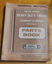1979 1980 GM PARTS BOOK SERIES D9K D9L Heavy ...