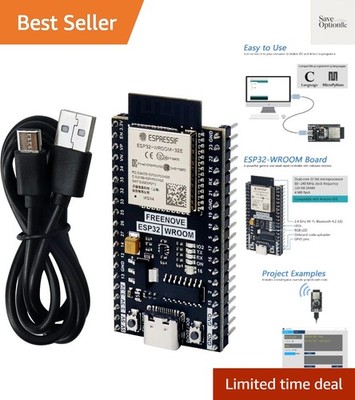 Dev Board Kit, Dual-core 32-bit 240 MHz Microcontroller Development, Onboard ...