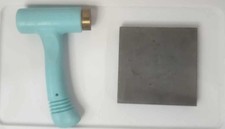 Stamping hammer and steel metal block