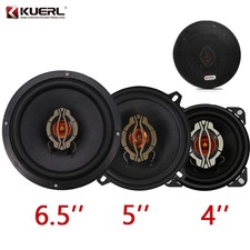 6.5'' 5'' 4'' Car Audio Coaxial Speaker With Grilles 2 Way HIFI Loudspeaker Pair