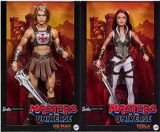 BARBIE Signature Masters of the Universe He-Man  Teela Doll JJY03 JKG65 In Hand
