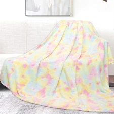 Soft Blankets Fuzzy Twin Bed Fleece Blanket Kids Warm Throw Blanket for Bed