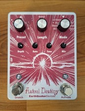 EarthQuaker Devices Astral Destiny Modulated Octave Reverb Effects Pedal Red