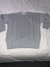 NWT VICTORIA'S SECRET COTTON FLEECE MOCK NECK PULLOVER MEDIUM