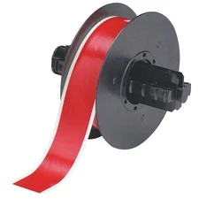 BRADY B30C-1125-595-RD Tape,Red,100 ft. L,1-1/8 In. W 6UMP5
