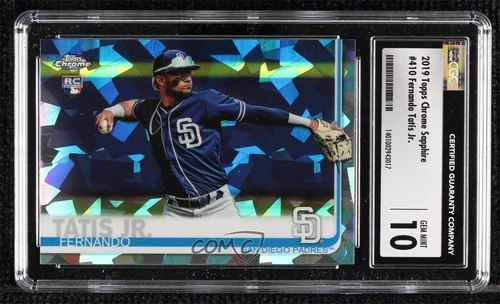 2019 Topps Chrome Sapphire Edition Fernando Tatis Jr CGC 10 Gem Mint Rookie RC