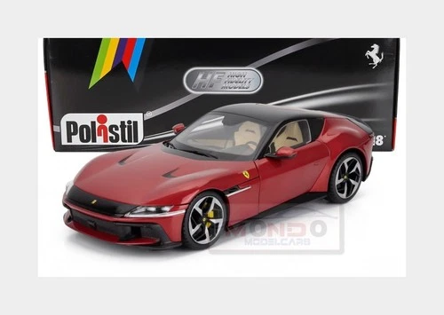 1:18 POLISTIL Ferrari 12Cilindri 2024 Rosso Imola Red Met 18FE02011-WB MMC