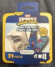Marvel Spidey & His Amazing Friends On-the-Go First Aid Kit 21 Piece NEW
