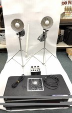 Novatron 240 Studio Strobe Lighting Kit W/ 2 Flash Heads, Case  More 