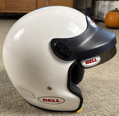 Bell Helmets Mag 4 Series Open Face Helmet White Unknown Size Excellent Shape