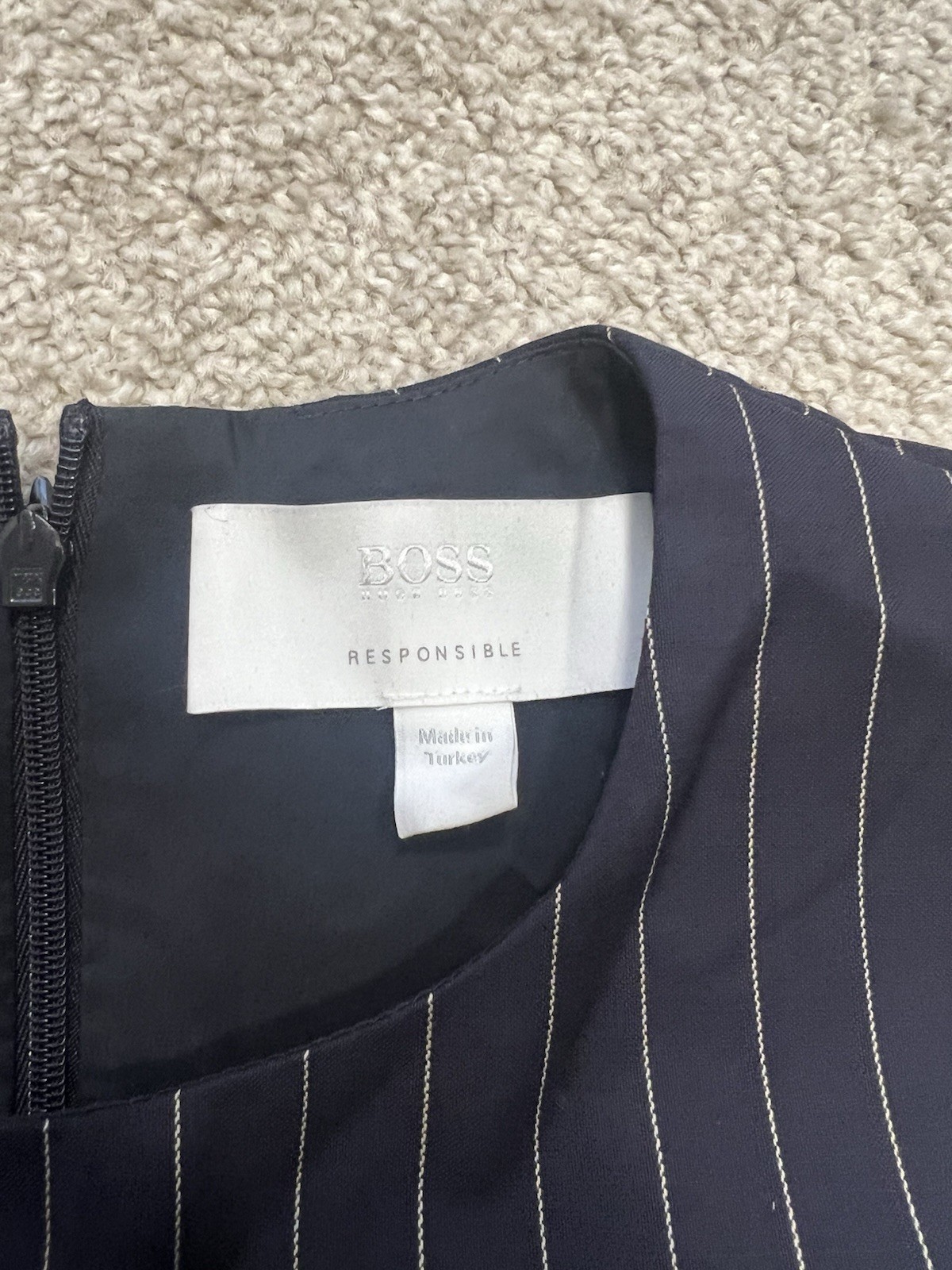 Dometa Dometa Traceable Stretch Wool Pinstripe Dr… - image 2