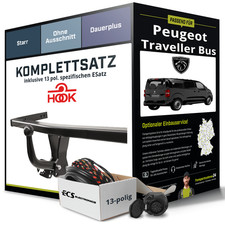 Anhängerkupplung starr für PEUGEOT Traveller Bus +E-Satz NEU kpl.