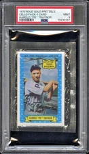 1970 Rold Gold Cello Pck Harold "Pie" Traynor PSA 9 MINT *Top Pop 1 Pirates cc23
