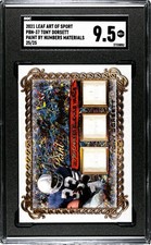 2021 Leaf Art Of Sport Tony Dorsett SGC 9.5 Game Used Jersey Relic (25/25)