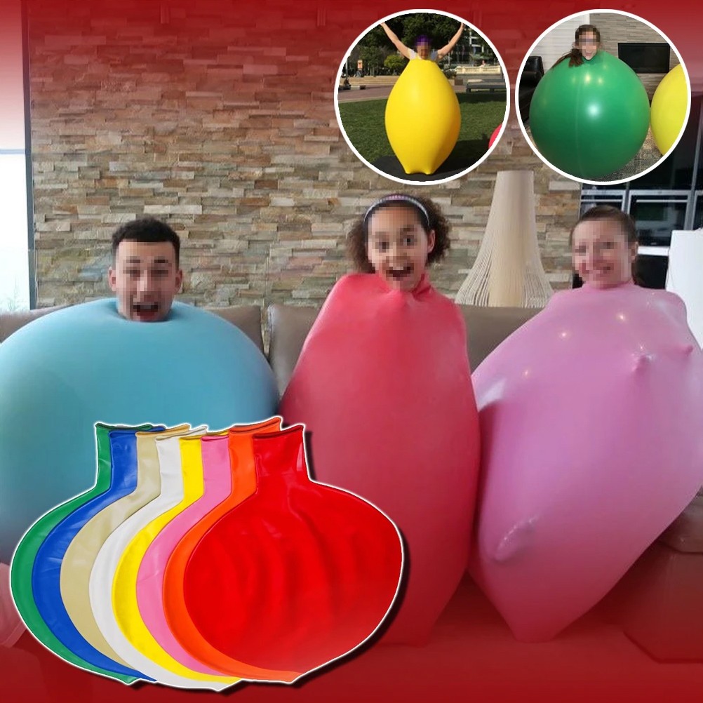 72 Inch Human Balloon Round Climb In Balloon Thick Latex Balloon For