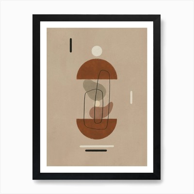 Mid Century Print No 1 Art Print Framed Wall Art Poster Canvas Print Picture