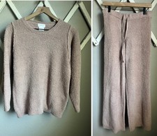 Softies Women's S Marshmallow Reverse Seam Crew Neck Lounge Set