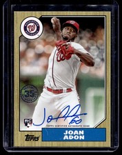 2022 Topps  Joan Adon 1987 Topps Baseball 35th Anniversary Auto