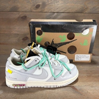 nike dunk off white womens size 7 shoes gray lot 4 comfort sneakers