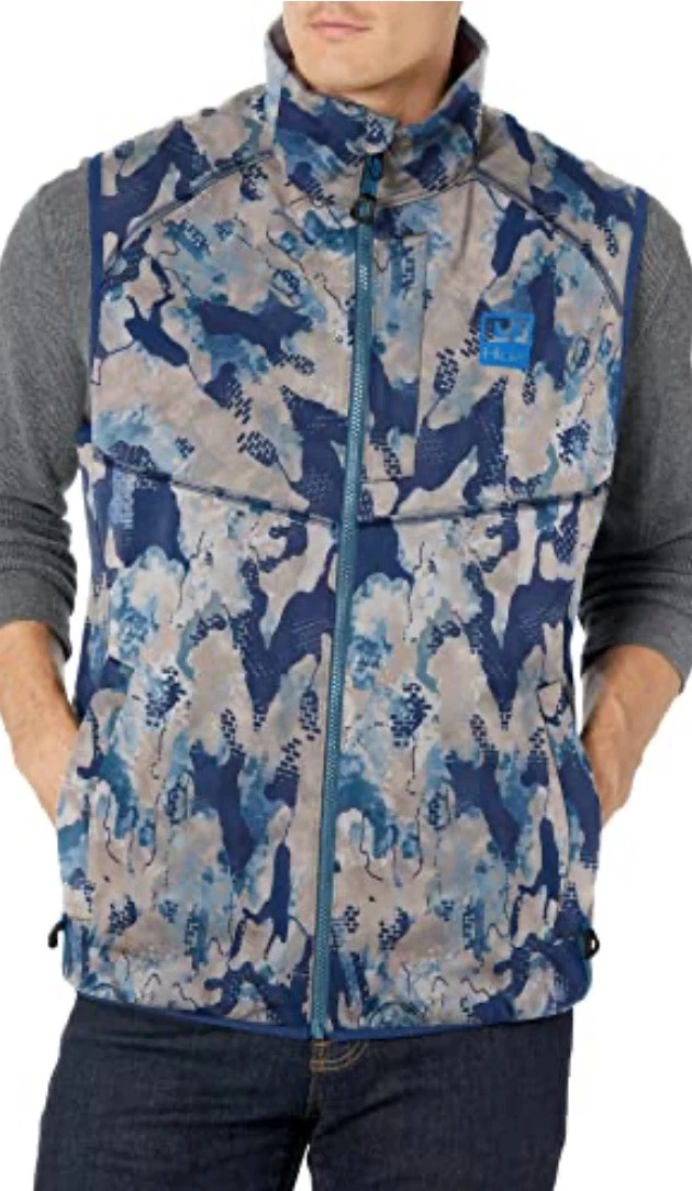 HUK Mens Icon X Soft Shell Camo Vest Size S NWT