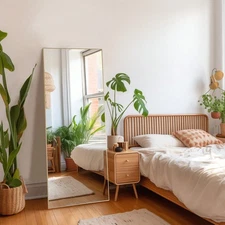 OLIXIS Full Body Mirror Floor Mirror - 64 X21 Inch Full Length Mirror-ZengA