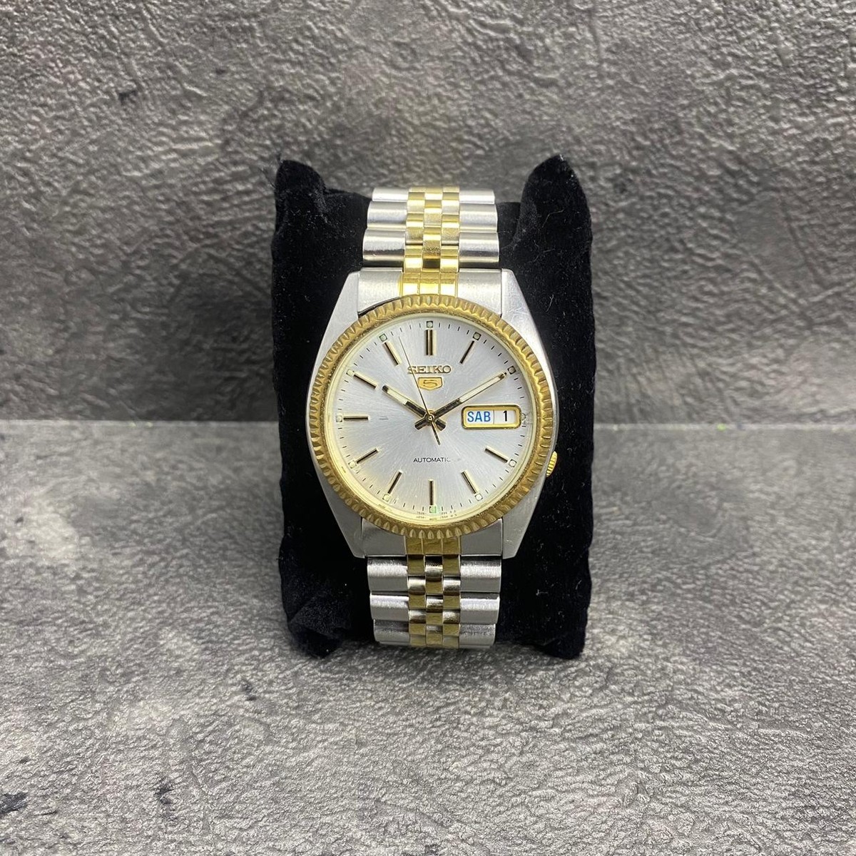 Rare SEIKO SNXJ90 Automatic 7S26-3110 White Dial DayDate 1990s Watch Men  Vintage | eBay