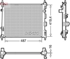 Motorkühler Wasserkühler DENSO DRM46069 für NISSAN NV200 EVALIA Bus dCi M20 M20M