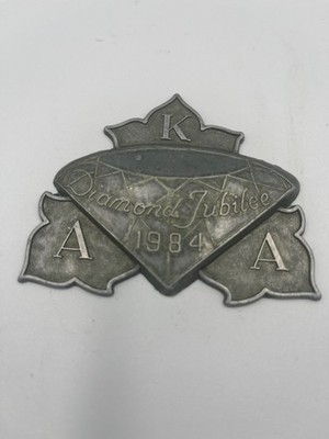 VTG Alpha Kappa Alpha AKA Diamond Jubilee 1984 Medallion Sorority Memorabilia